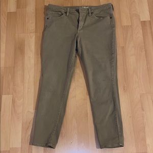 Khaki pants mid rise